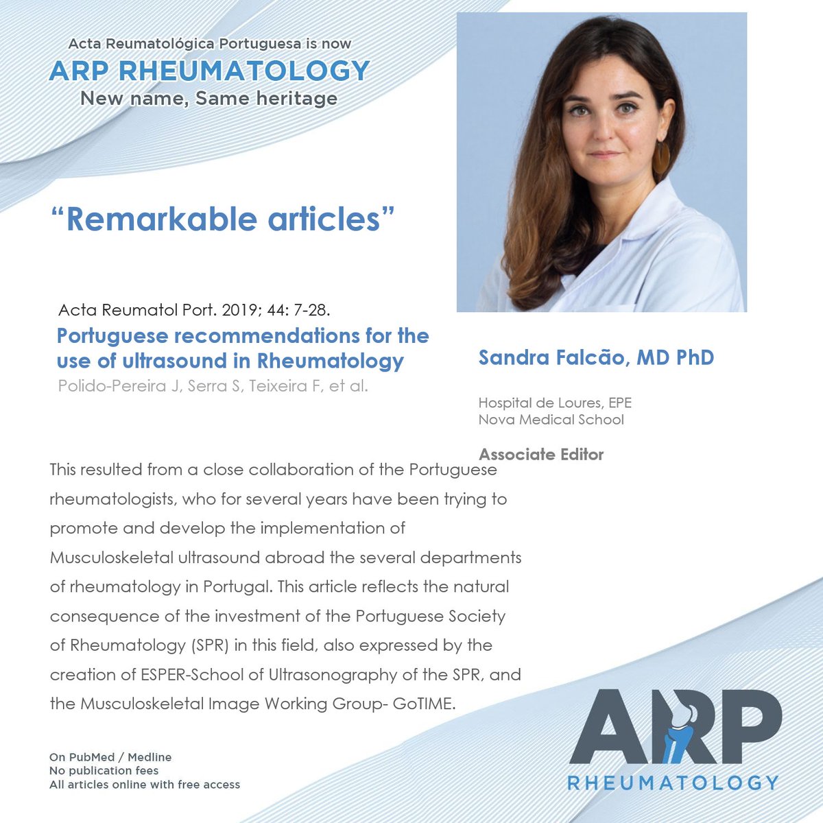 ARP Rheumatology (@arprheumatology) on Twitter photo Editor's 🔝 article
Read the full article
👉arprheumatology.com/section.php?id…
#ultrasound #rheumatology
<a href="/cristinadbponte/">Cristina Ponte</a> <a href="/Marcoscerq/">MarcosCerqueira</a> <a href="/Daniela26072177/">Daniela Faria</a>
arprheumatology.com/board Editor's 🔝 article
Read the full article
👉arprheumatology.com/section.php?id…
#ultrasound #rheumatology
<a href="/cristinadbponte/">Cristina Ponte</a> <a href="/Marcoscerq/">MarcosCerqueira</a> <a href="/Daniela26072177/">Daniela Faria</a>
arprheumatology.com/board