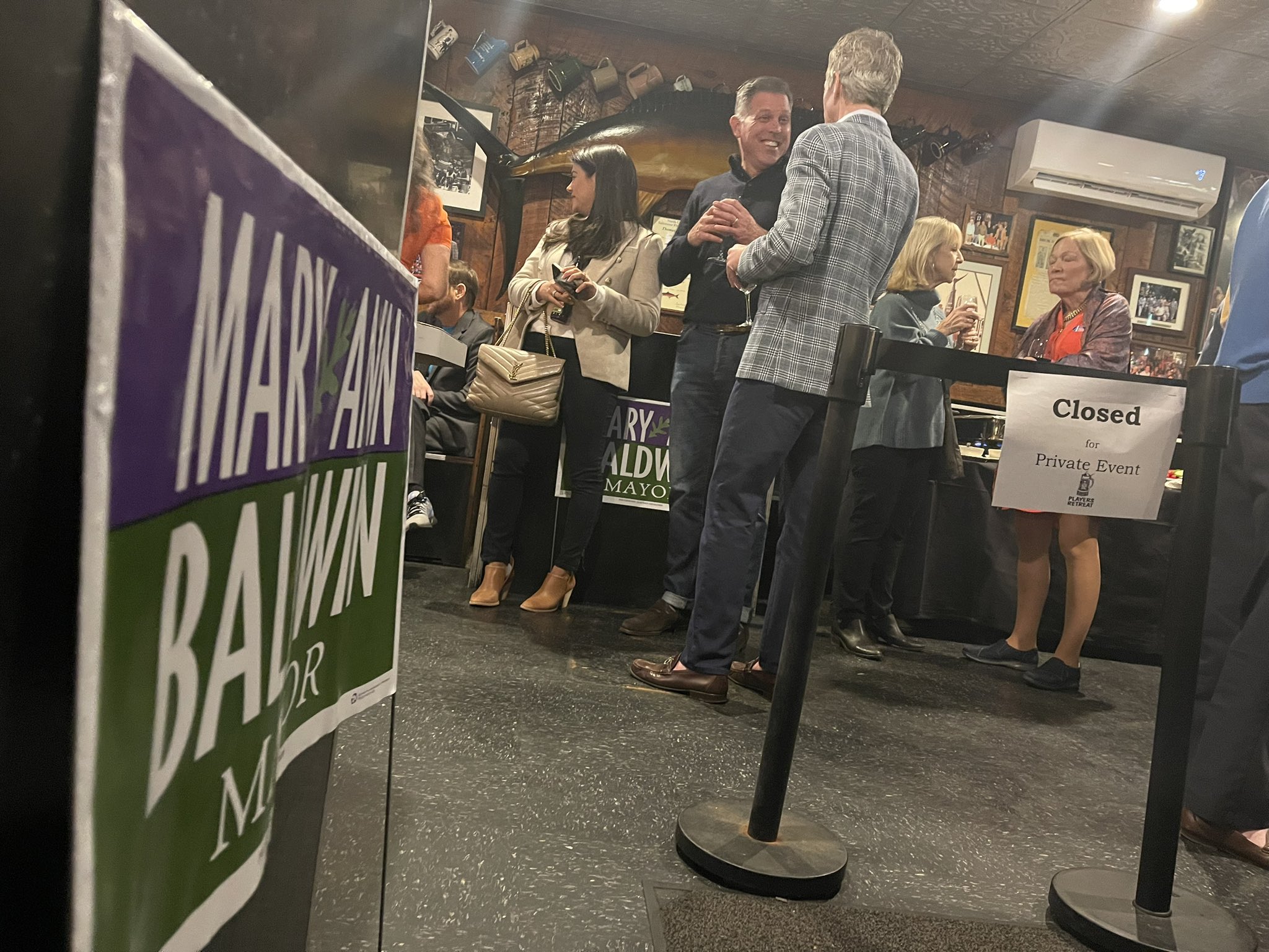 Matt Talhelm WRAL on Twitter: "We are inside Player’s Retreat at the