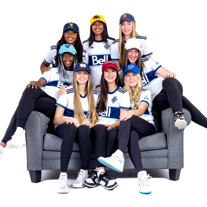 WhitecapsFC's tweet photo. It’s that time of year! ⭐️

On #SigningDay, Whitecaps FC are pleased to announce one of the top women’s soccer recruiting classes in North America ✍️

Congratulations to all of our @WFCElite players (a part of the @BMO system) who've committed!

#VWFC | #NLI