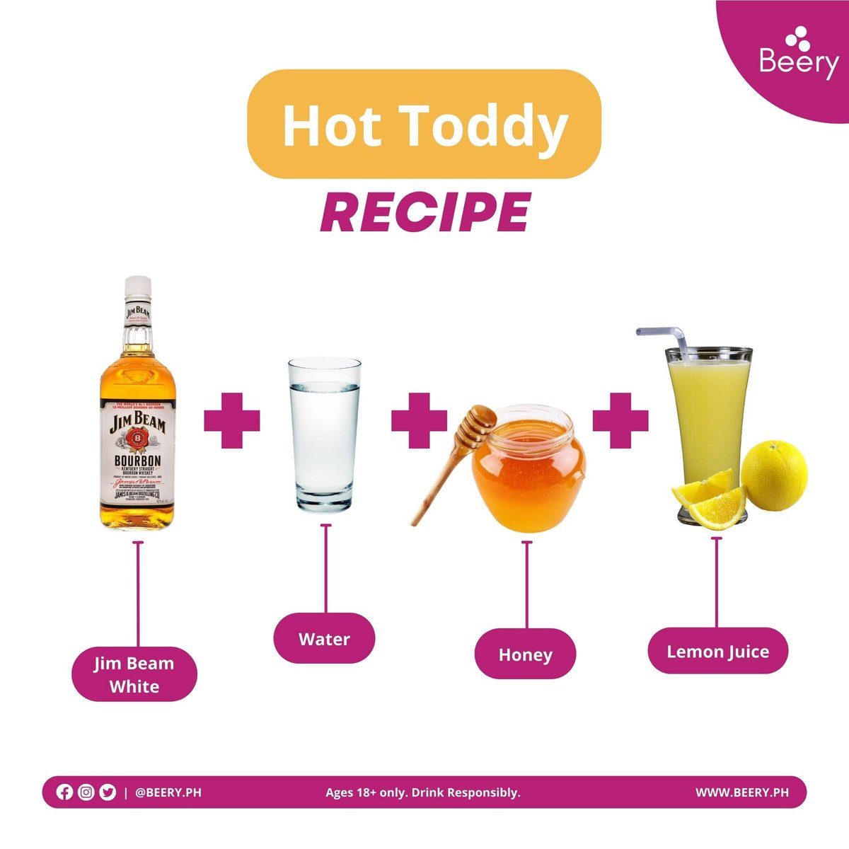 BeeryPH's tweet photo. It's fall szn kahit walang fall sa pinas gow lang! 🍂 Be cozy tonight as you have a sip of 𝐇𝐨𝐭 𝐓𝐨𝐝𝐝𝐲 while you listen to Midnights by Taylor Swift ❤
#easydrink #recipe #jimbourbon https://t.co/nQWjVCELHJ