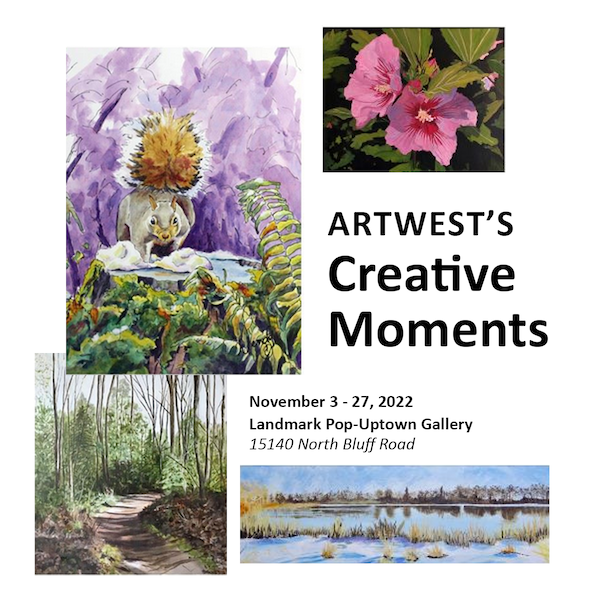 Visit the Landmark Pop-UpTown Gallery until November 27 and check out the Surrey Artswest Society Creative Moments fall show. Browse original artwork and shop for one-of-a-kind gift items. #explorewhiterock
More info: bit.ly/artswestcreati…