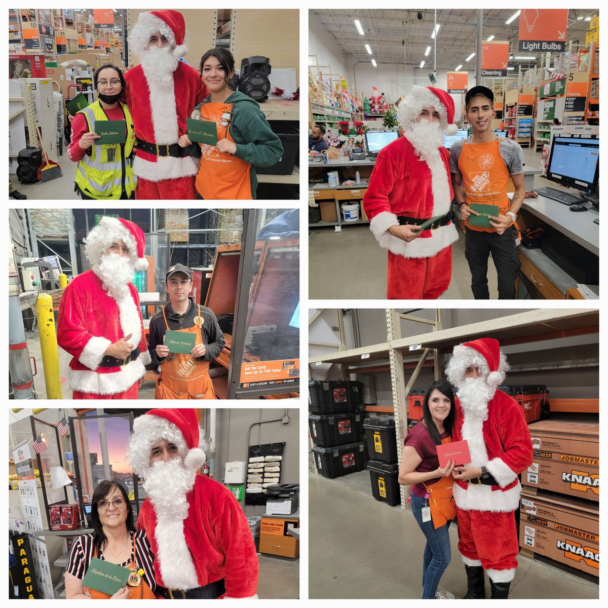 Santa's in the House passing out invitations for this year's Christmas Party 🥳🎅🌲❄️