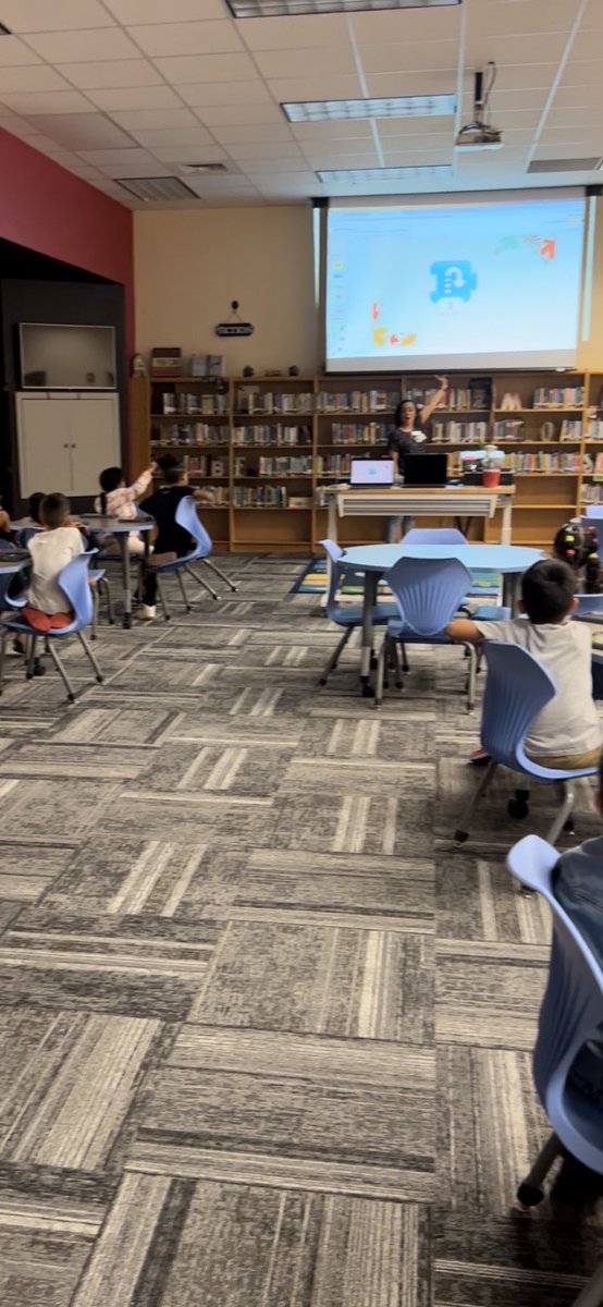 Our Grizzlies had such a unique and wonderful time with Ms. Hansen from <a href="/BootUpPD/">BootUp</a> today!! Thank you for coming to Goliad today and teaching our Grizzlies the art/start of coding.@GoliadGrizzlies <a href="/ECISDScience/">Ector County ISD Science</a> <a href="/EctorCountyISD/">Ector County ISD</a>
