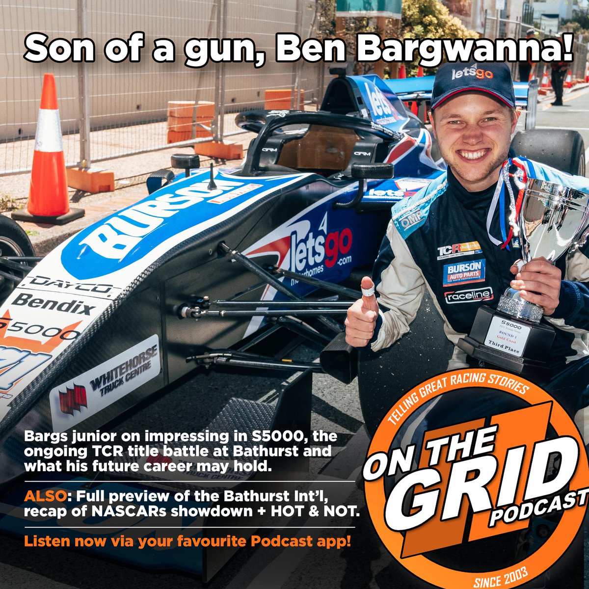 Ben Bargwanna is our special guest this week as we reflect on his S5000 performance on the Gold Coast, and preview the upcoming Bathurst International! PODCAST 🎙 bit.ly/3td9BHJ #S5000 #SCAutoTCR #BathurstInternational