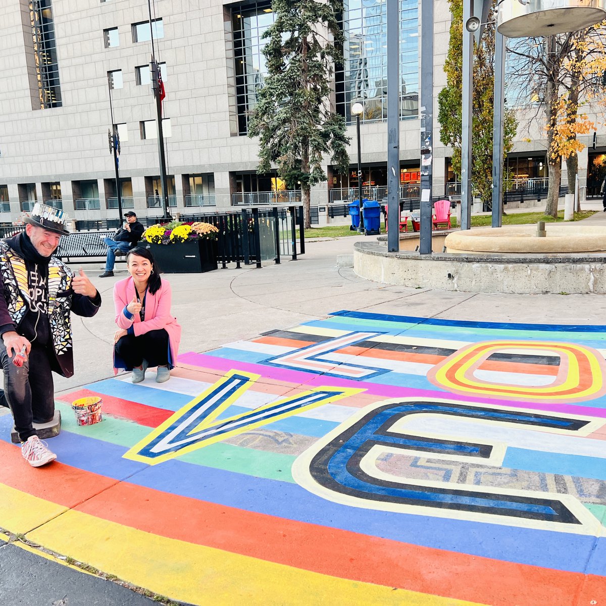I met Victor 4 years ago after the Yonge St. Tragedy. He heard our love was fading and came back to give us a new boost!  Hope we can remember how much we cared about each other during that difficult time and continue to do so today!  #ConnectedCommunity