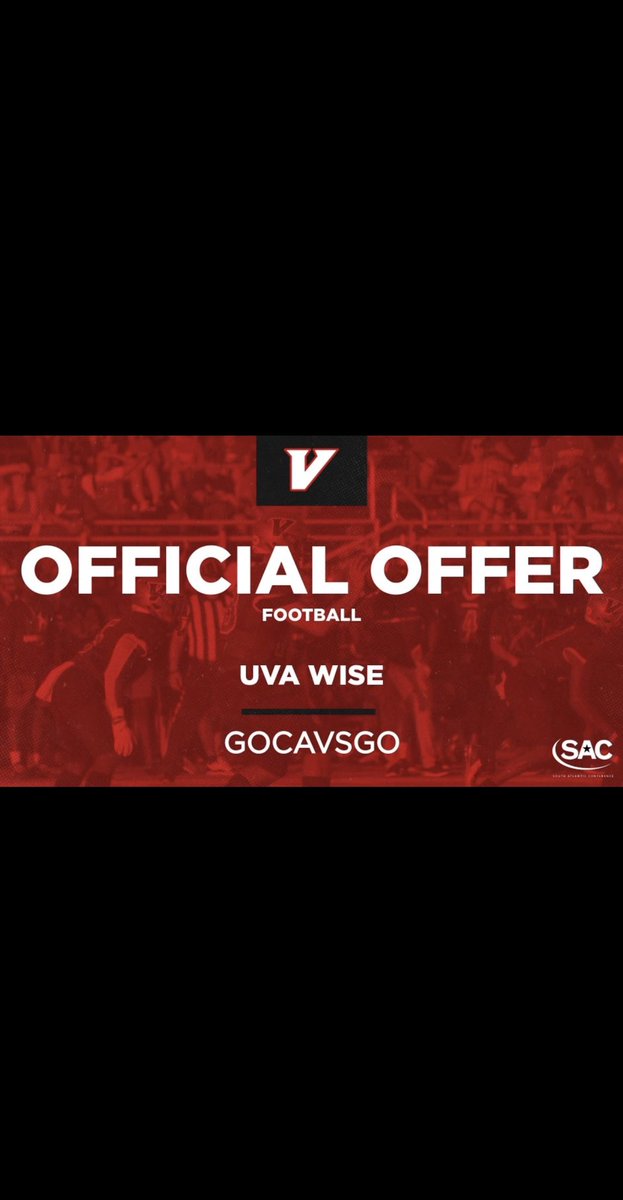 Blessed to receive my 2nd offer to play at the next level.                                 <a href="/UVAWiseCavsFB/">UVA Wise Football</a>                                     <a href="/racelandramsfb/">Raceland Rams Football</a>                                       @CoachDaneDamron                               <a href="/ramnation45/">Michael Salmons</a>