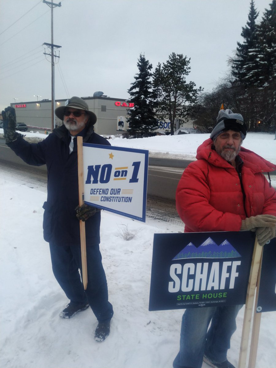 Schaff4Alaskans's tweet photo. Polls are open until 8 pm! Make sure your voice is heard! #akelect https://t.co/7ZRc9qiqfR