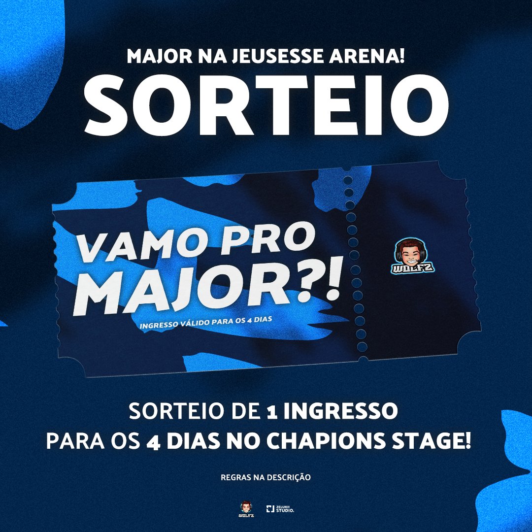 uWolfz's tweet photo. SORTEIO - MAJOR NA JEUNESSE! 

Estou sorteando um ingresso para os 4 DIAS no Anel Superior assistindo o Major diretamente da Jeunesse Arena! 

Regras: 
✅ Seguir Twitter @uWolfz 

✅ Seguir no insta @uWolfz 

✅ Realizar as ações obrigatórias marcada nos comentários!

+ https://t.co/qU39fTM47B