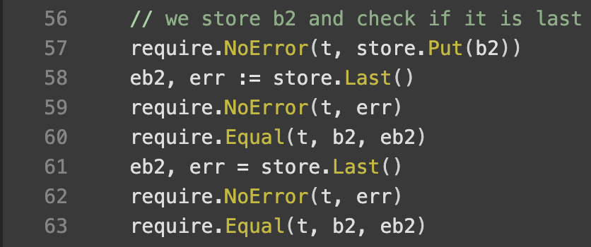 goinggodotnet's tweet photo. I am forced to write tests like this on a project and it kills me. You lose the readability and you don't get to  feel out the api.

This might be easy to do, but it's not easy to understand :(. https://t.co/Dm9oEE86zv