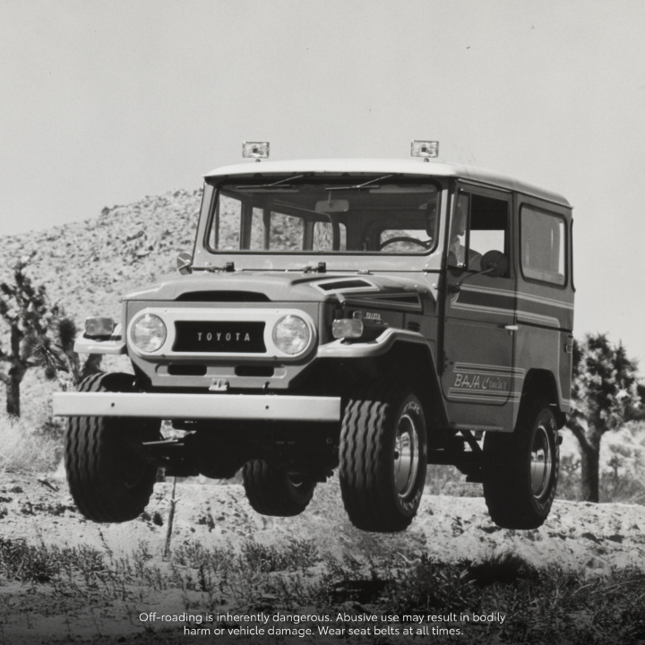 The vintage vibes bring back great times. #TBT 1973 Baja Cruiser #LetsGoPlaces  toyota.us/3thdeg2