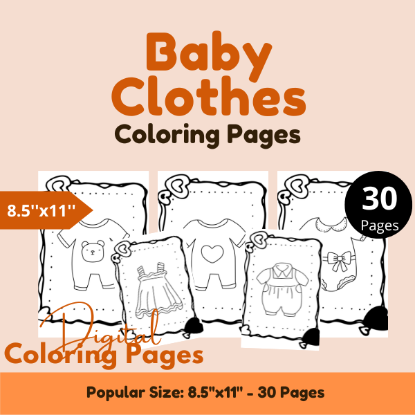 bfyeducation's tweet photo. Baby Clothes*Coloring Pages For Kids 8.5x11 30 pages
#digitalbfy #kdpinteriors #kdpcovers #kdpcoloringpages #kdptemplates #canvatemplates #wedding #cake #baby #clothes https://t.co/ogqkqUGA8Z