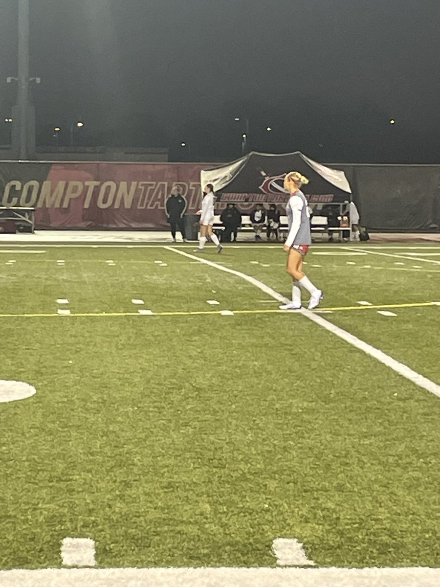 Compton_Tartars's tweet photo. Alanis Rodriguez with the first goal of the night for Womenโs Soccer. Current score 1-0 for the Tartars. #Gotartars https://t.co/YU15H1OYvM