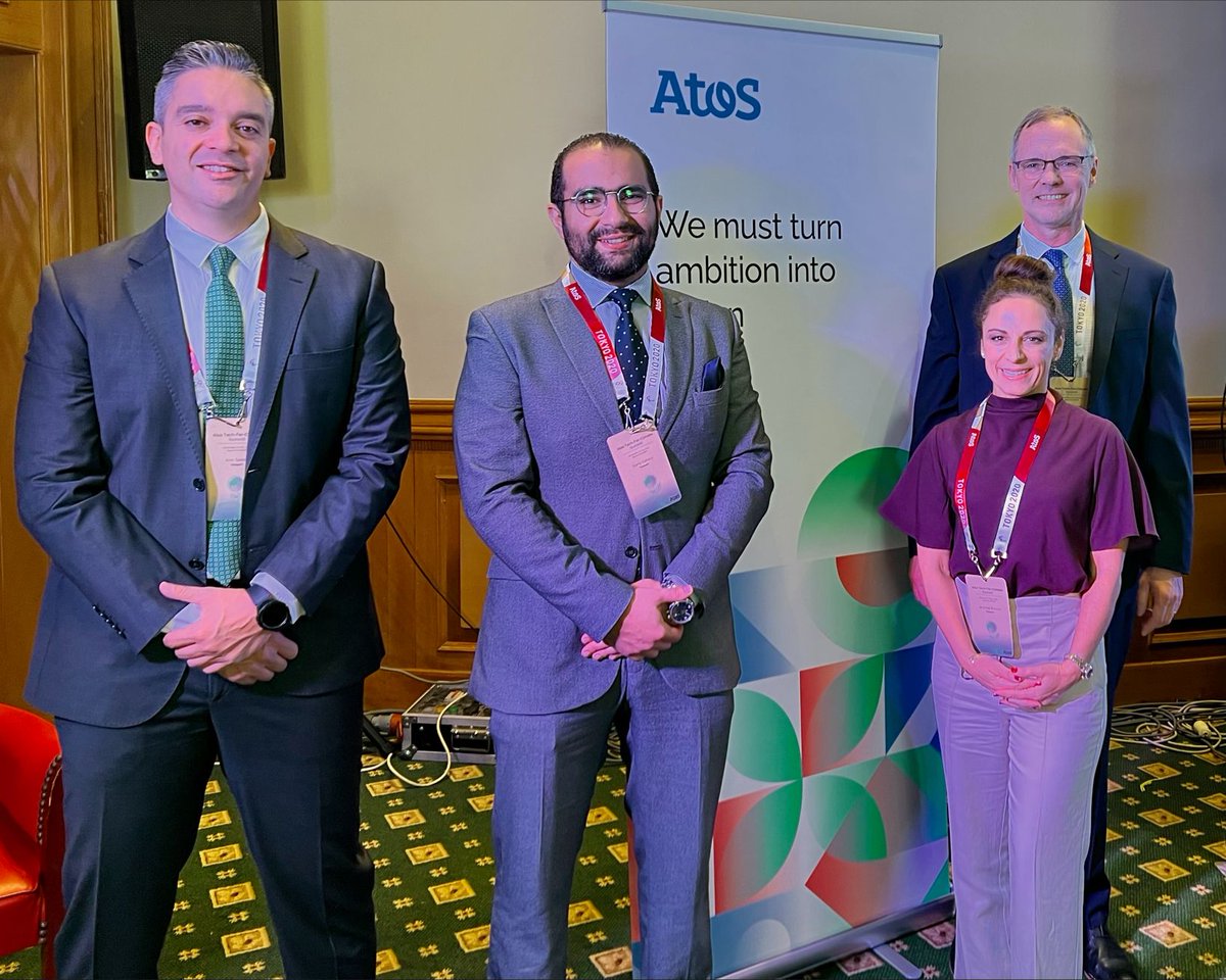 Veeam's tweet photo. We're delighted to be in Sharm el-Sheikh, Egypt for the @Atos #TechforClimate22 Summit alongside the UN #COP27 Summit! We're proud to support the #sustainability journeys of our customers & partners through #DigitalTransformation. https://t.co/cbZIKwDnh1