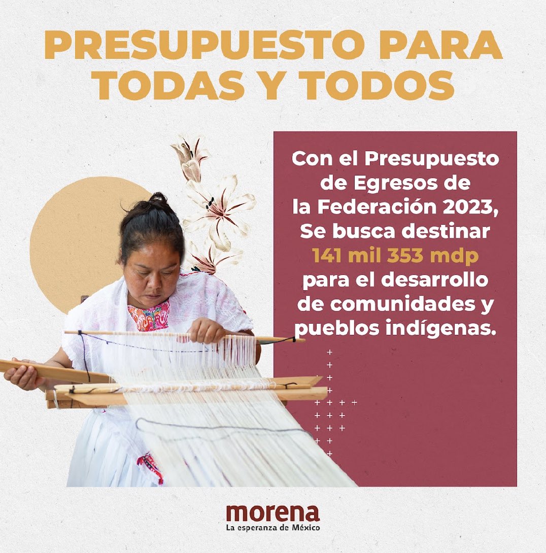 🔴 Se aprobó en lo general el dictamen del Presupuesto de Egresos de la Federación para el ejercicio fiscal 2023.