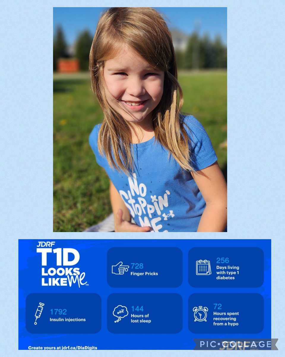 Steph82082420's tweet photo. Type 1 Diabetes looks like this brave little warrior 💙 Only 9 months into our journey and already her numbers are so high. It's time for a cure. #DiabetesAwarenessMonth #findacure @JDRF_Canada @DiabetesCanada @DiabetesCanON https://t.co/HJt1EyONoV