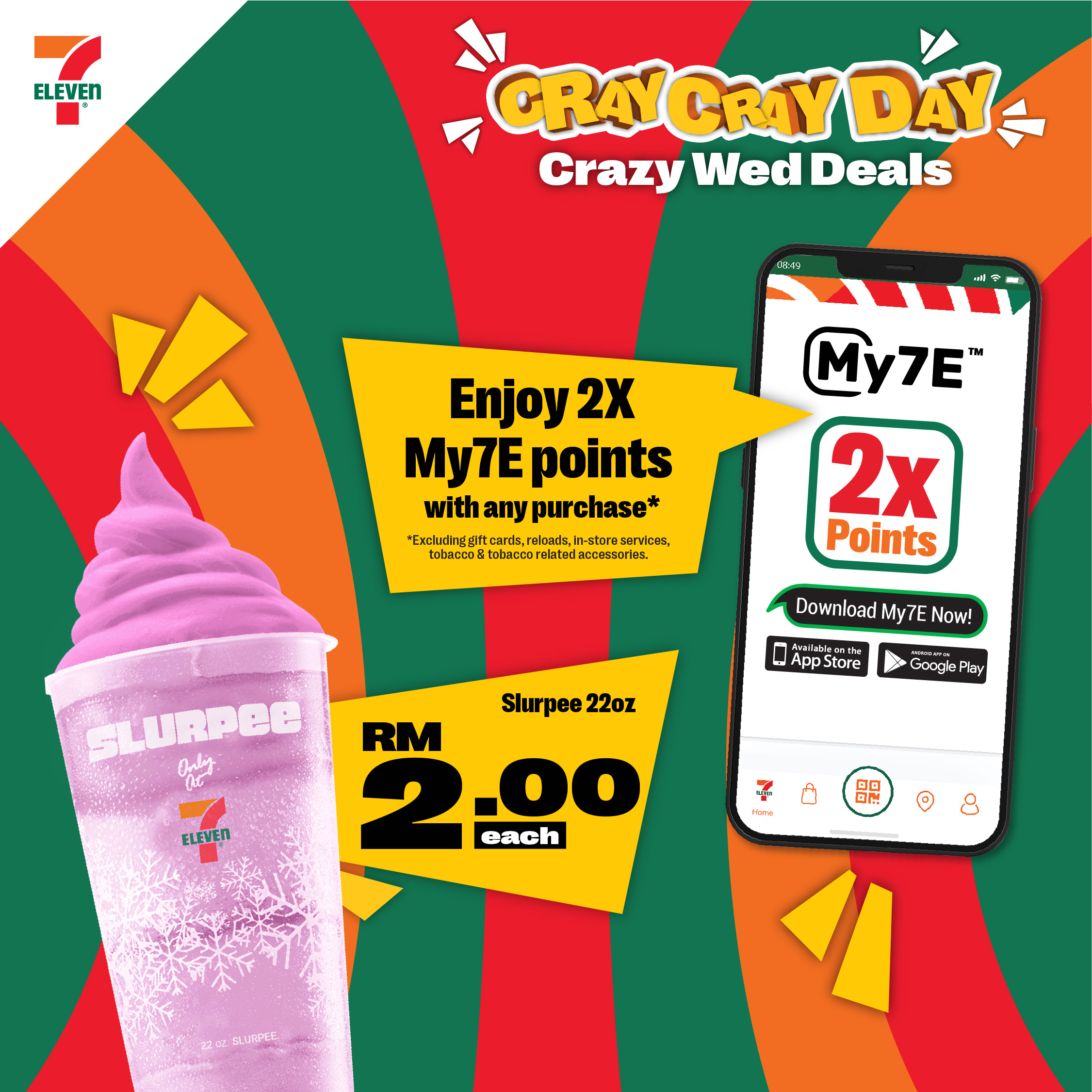 7Eleven Malaysia on Twitter "[𝟳𝟭𝟭 𝗗𝗔𝗬] All that snacking got ya