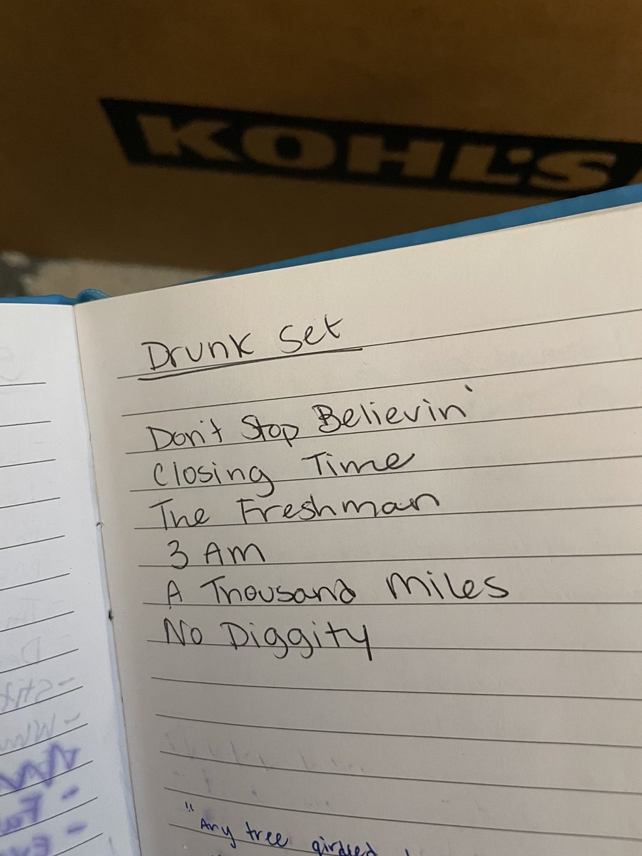 laceyguck's tweet photo. I found a set list from a just-turned-21 Lacey who played gigs at a lot of breweries. https://t.co/9RIEXCQFDC