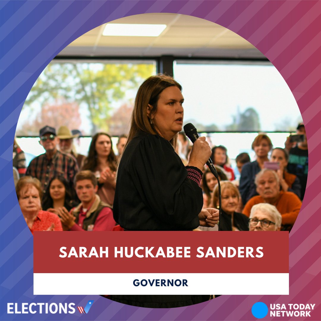 Times Record on Twitter "Republican Sarah Huckabee Sanders wins