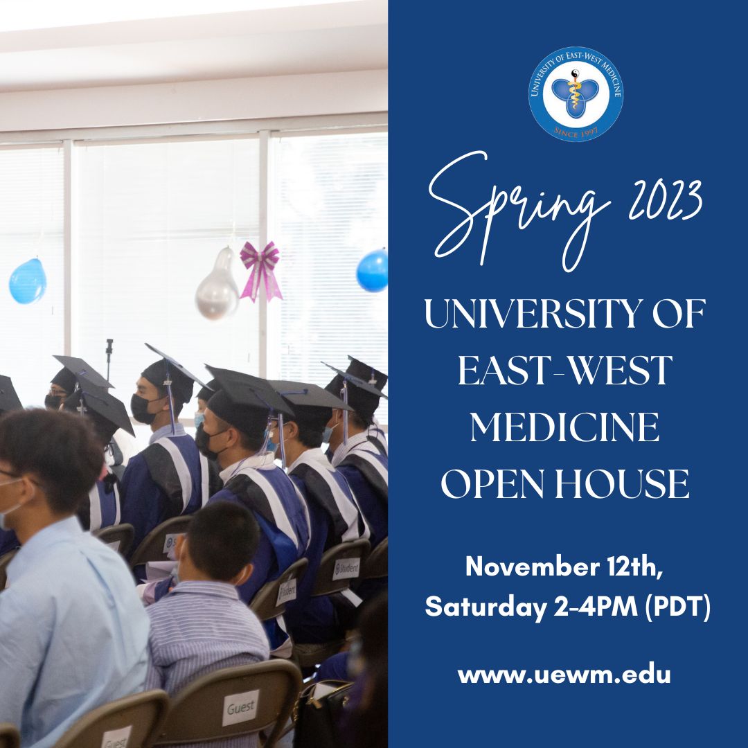 UEWM's tweet photo. Begin your acupuncture career starting January of the New Year 2023. Enter into the Master of Science in Traditional Chinese Medicine with 60-semester units. 
https://t.co/9MyX8nNfgf

#acupuncture #acupuncturist #mastersdegree #naturalhealing #holistichealth #holisticmedicine https://t.co/lPoL4s4QBA
