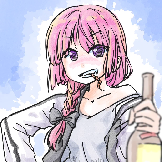 30m/rkgkぼざろ最推しの登場が待ちきれなくて描きました・・・(楽器はどうした)廣井姐さん大好きです#ぼっち・ざ・ろっく 