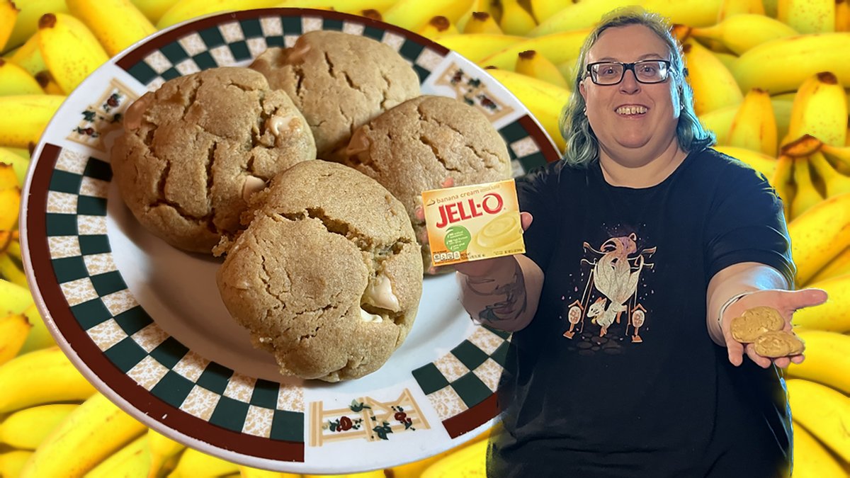 New vlog is up!  Banana Pudding Cookies-Easy and Delicious! 🍌🍪 Go here to watch! youtu.be/nH-xRA-0xEo

#wiltoninreallife #cookies #baking #banana #bananapuddingcookies #homemade #whitechocolatechips #makingcookies #howtomakecookies #homemadecookies #stepbystep #recipes