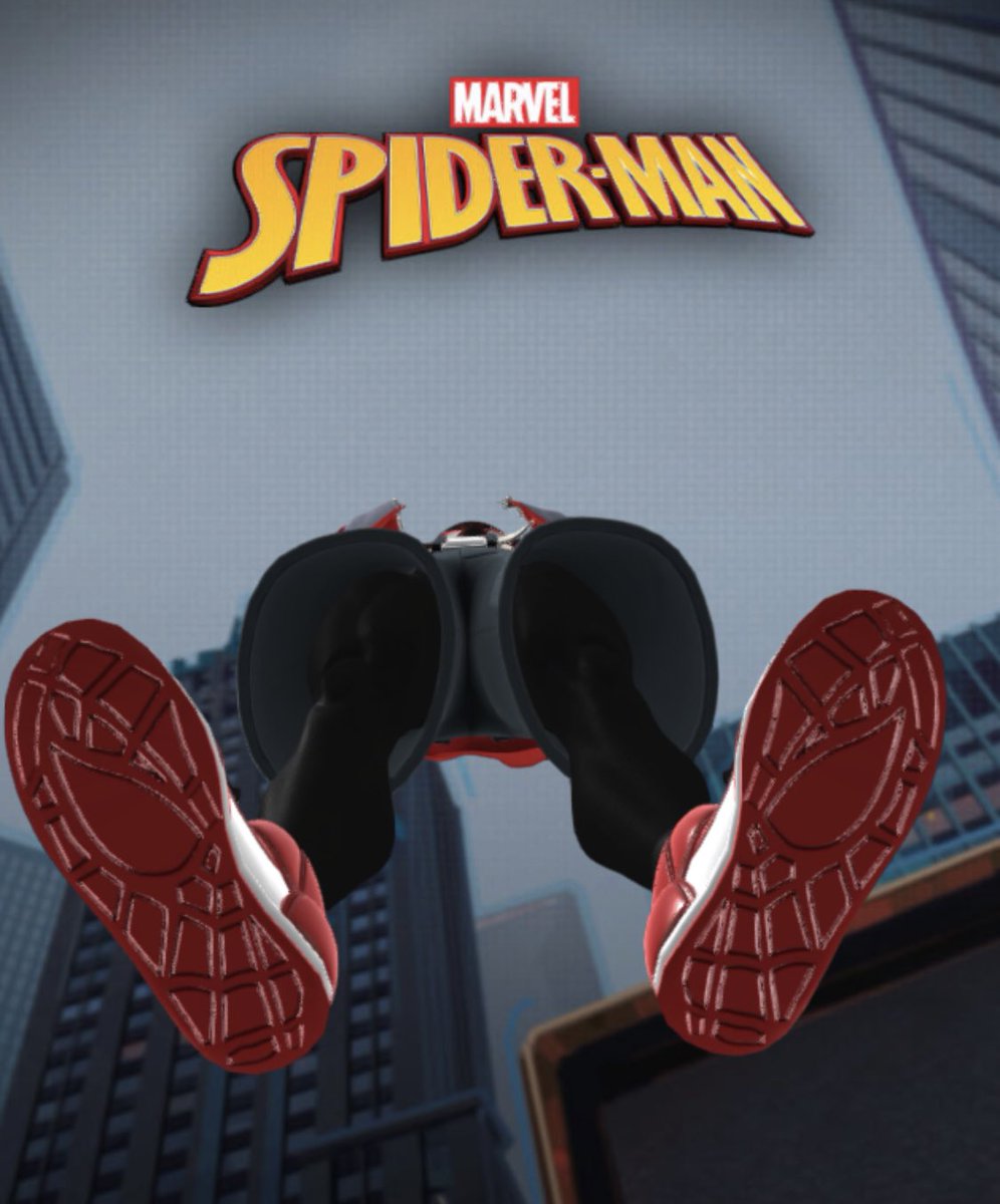 Has anyone notice the half Spider-Man face image under miles sneakers ?? #vevefam #veve #VEVE #SpiderMan #Marvel https://t.co/XgP8blJLQU