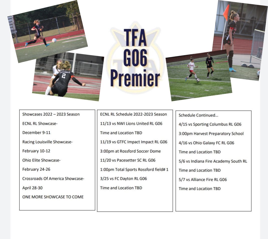 •Kori Dearinger                            •2024         •Midfielder                                 •3.8 GPA  • <a href="/G06TFAPremier/">TFA G06 Premier ECNL - RL</a> • #ECNLRL
