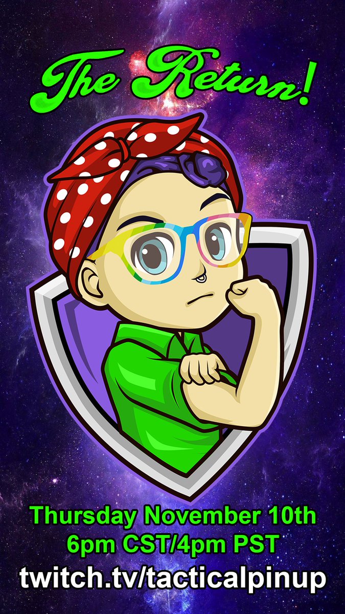 Tactical_Pinup's tweet photo. This is not a drill!  The Return!!!!

https://t.co/UfhA26MAye

11/10/22 at 6pm CST https://t.co/NNXd0YZgLZ