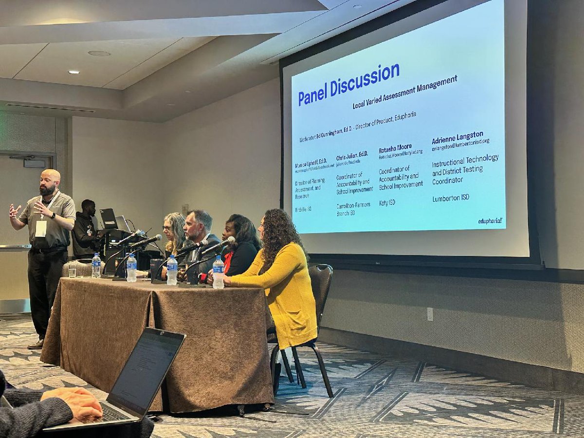 Honored to be a part of this discussion and learn from the other panelists! <a href="/eduphoria/">Eduphoria! Inc.</a> Thank you for the opportunity! <a href="/tsnaptalk/">TSNAP</a> #TAC2022