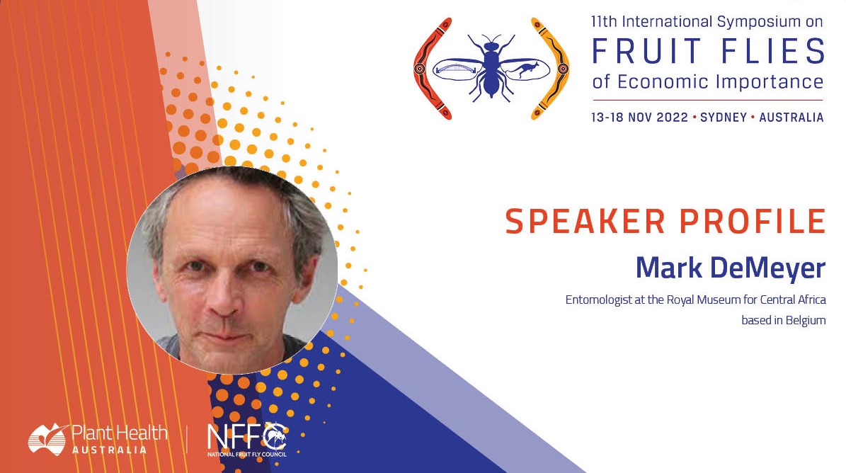 Do not miss Marc DeMeyer’s presentation on the ‘Taxonomy and Morphology’ of fruit flies at the 11th International Symposium on Fruit Flies of Economic Importance. More >> bit.ly/3h00dV6
#preventfruitfly