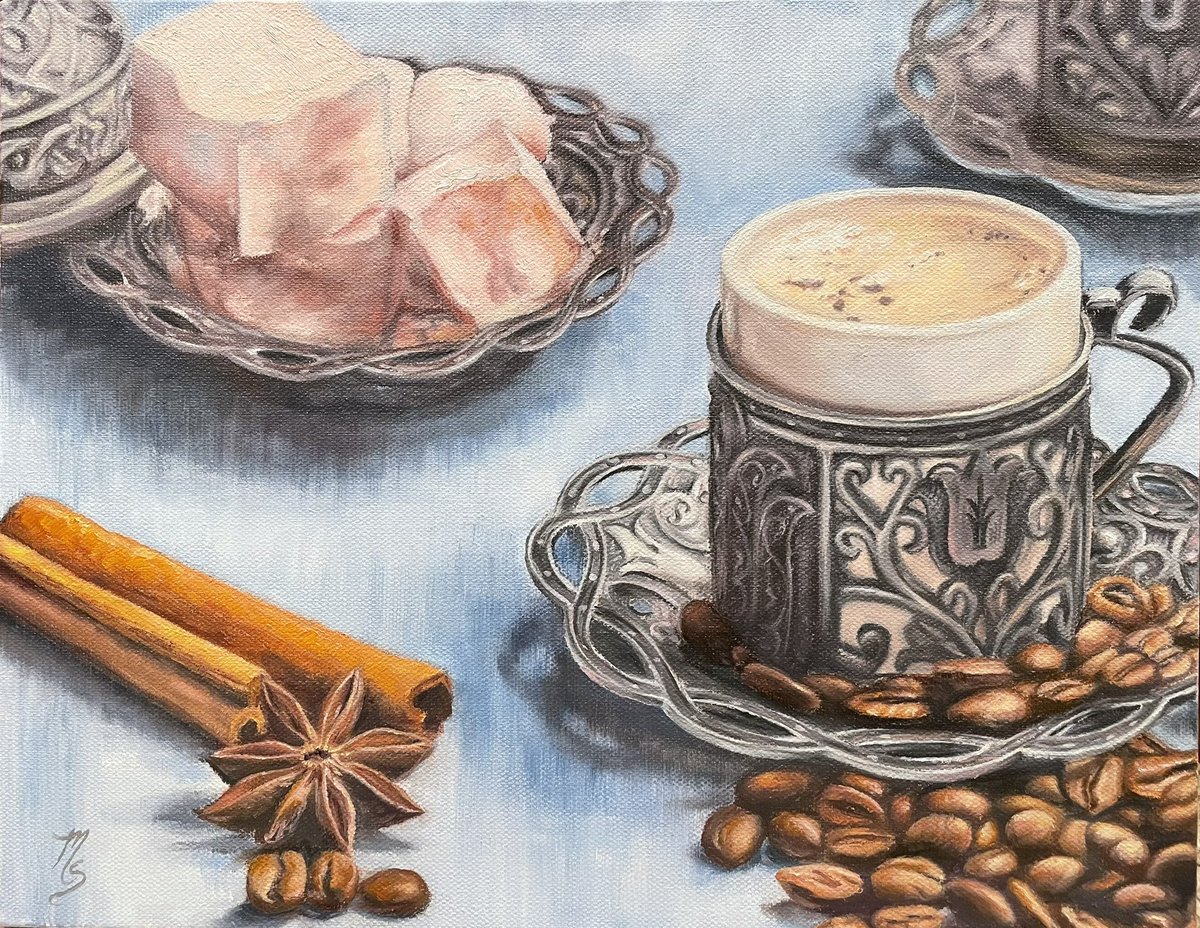 Newest painting - “Turkish Coffee” oil on canvas