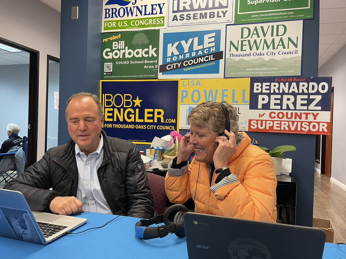 Adam joined #TeamBrownley to remind #CA26 voters that there is still time to vote. Your voice is more important than ever, and your vote matters. Be heard and VOTE! Remember: Polls close at 8:00 PM!