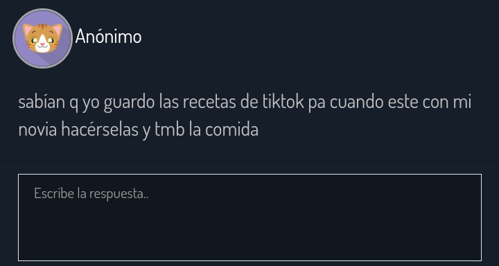 Yo guardo los regalos y cosas bonitas para poder hacerlas cuando tenga novia — 🪞