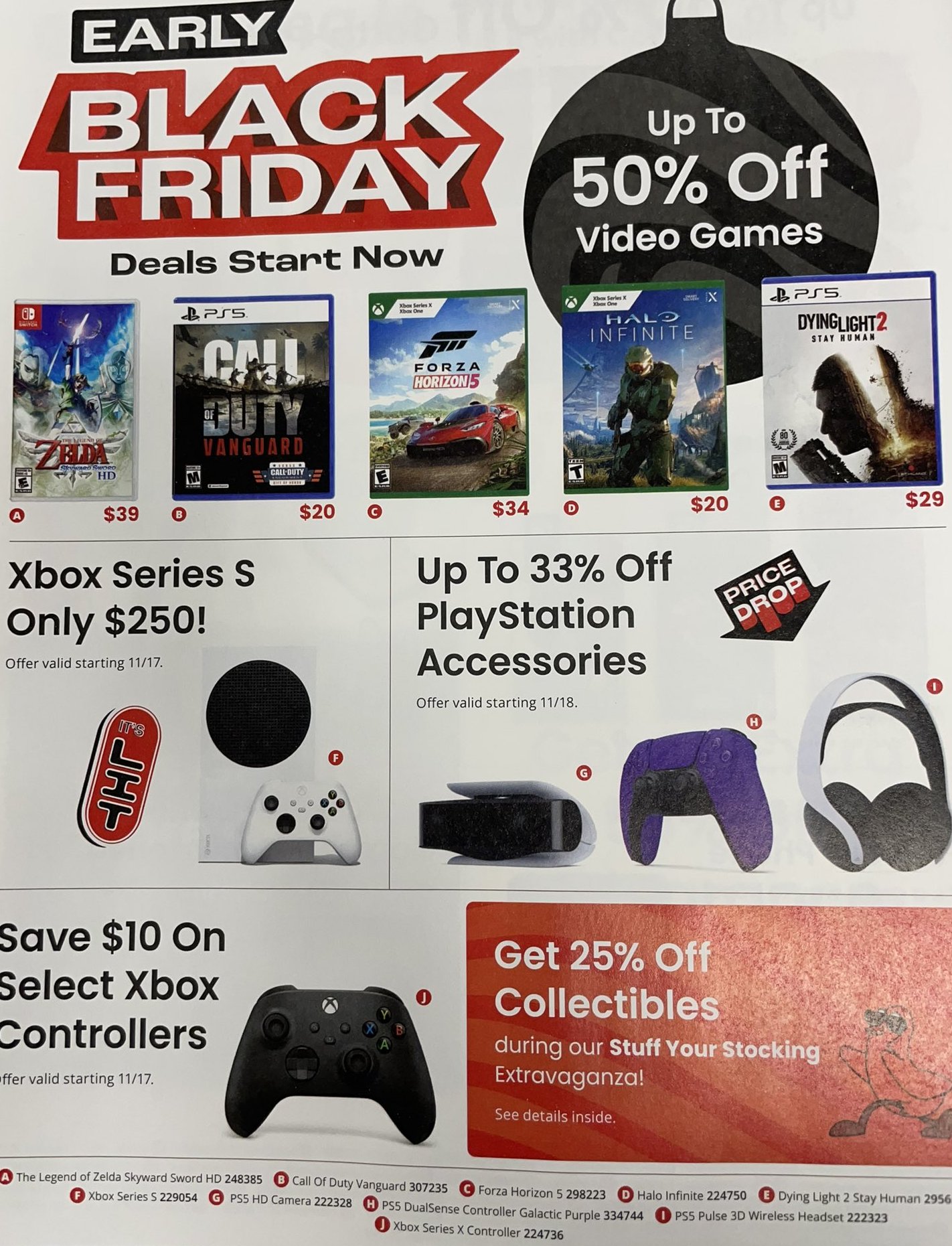 Wario64 on Twitter "GameStop Early Black Friday ad (starting Nov 13th