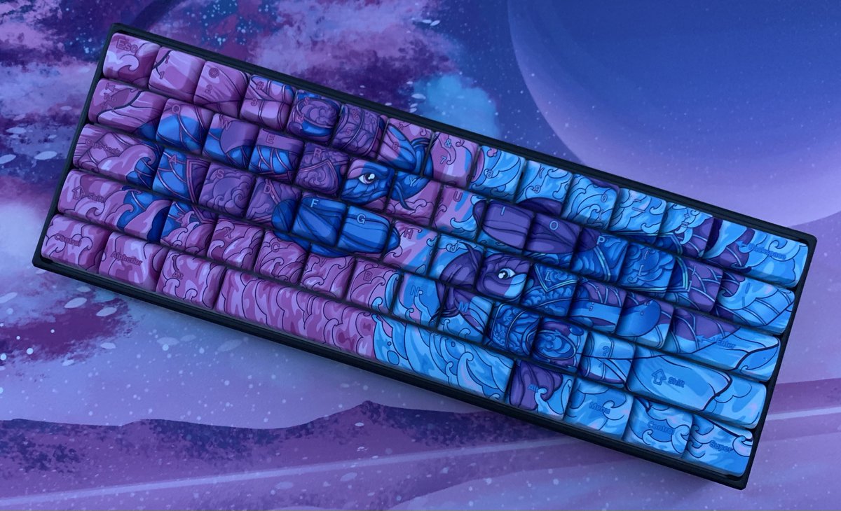 AlpheriorKeys's tweet photo. Ya'll loved this giveaway last time so we're doing it again!! Enter to win our Legendary Koi Keycap Set OR our Celestial Gaming Mouse!!!🥳🎉

-Retweet &amp; Like
-Follow Us 
-Comment a GIF

Good Luck :) Winner Chosen in 24 Hours!!
Thank you so much for joining!💜 https://t.co/uI5bUmkFRa