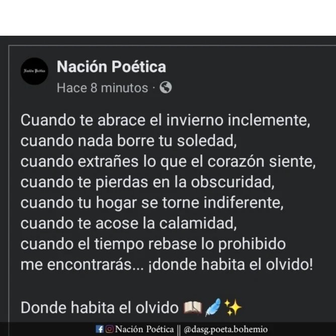 _DasG_'s tweet image. #poema inspirado en el título de la canción de @joaquin_sabina, «Donde habita el olvido».

#NaciónPoética #OctavaReal #LaPoesíaNosUne #LaPoesíaNosSalva #EscribirParaVivir #PoesíaResiste #Poemas #Poesía #Inspiración #PoesíaLatinoamericana
