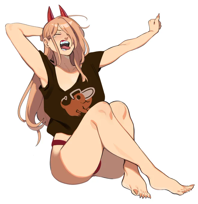 Borrowed pj shirt 