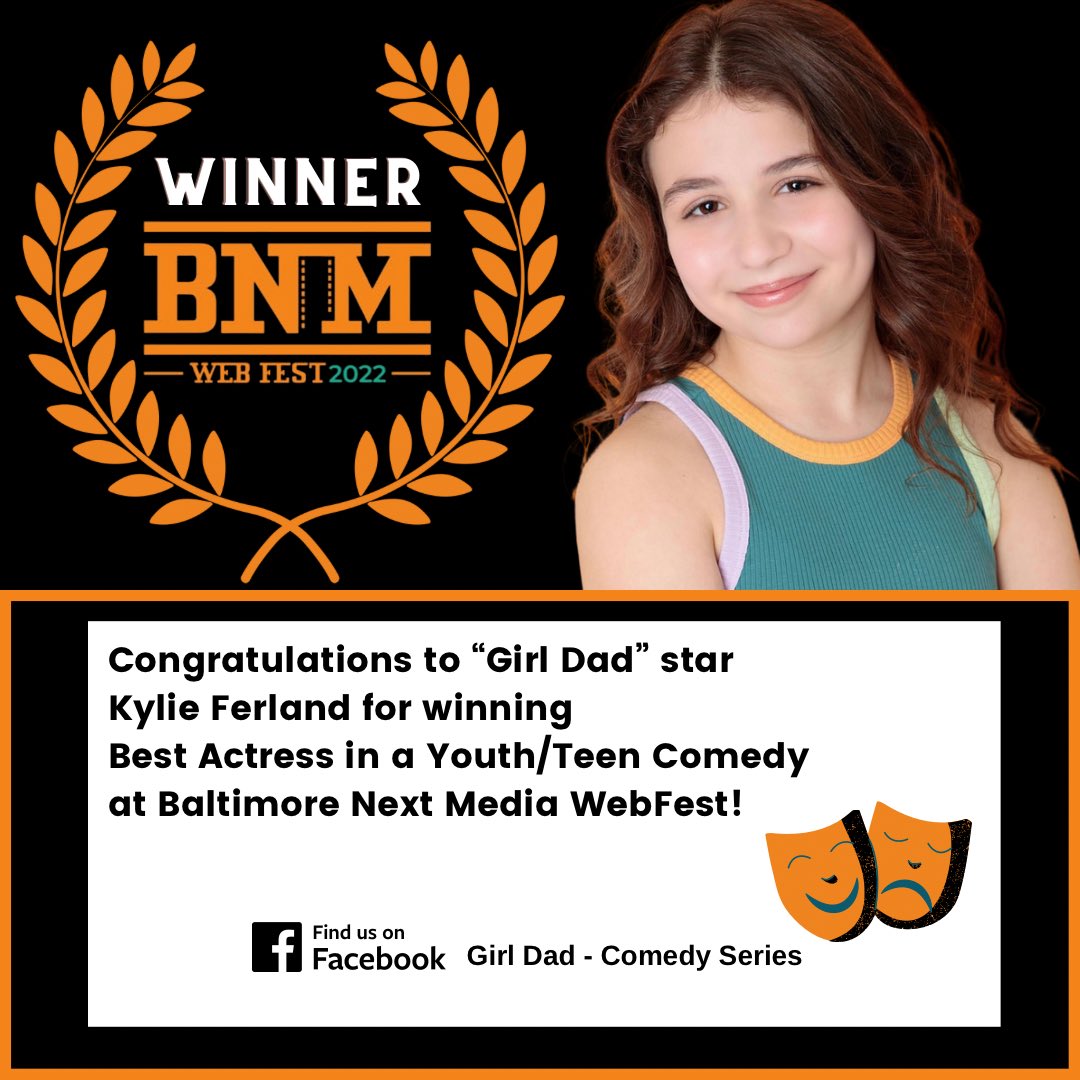 Neem Basha (@neem_basha) on Twitter photo Congratulations to Kylie Ferland, who stars in my show “Girl Dad” for winning her first #Acting Award! All of us at <a href="/NeemsThemes/">Neem's Themes</a> Productions are so thrilled for her 🏆🤩 Thank you <a href="/baltowebfest/">BNM Web Fest</a>! Congratulations to Kylie Ferland, who stars in my show “Girl Dad” for winning her first #Acting Award! All of us at <a href="/NeemsThemes/">Neem's Themes</a> Productions are so thrilled for her 🏆🤩 Thank you <a href="/baltowebfest/">BNM Web Fest</a>!