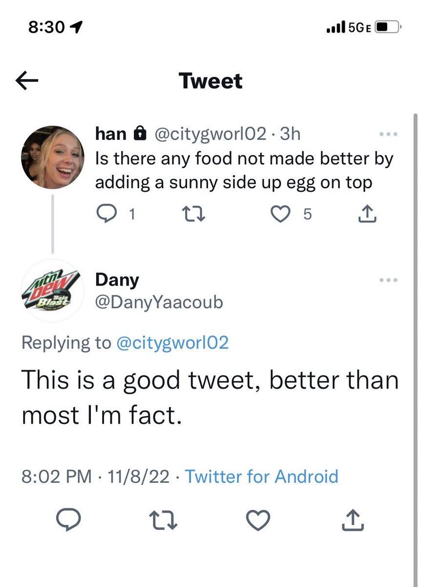 chicagoquadball's tweet photo. Let the record state that dany said something nice about Hannah https://t.co/d6c2wzH9sp