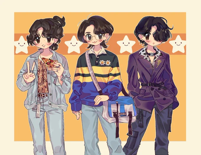 hiiii it's me again… I love drawing cute things and nice outfits!!!  #ArtistsOnTwitter 
