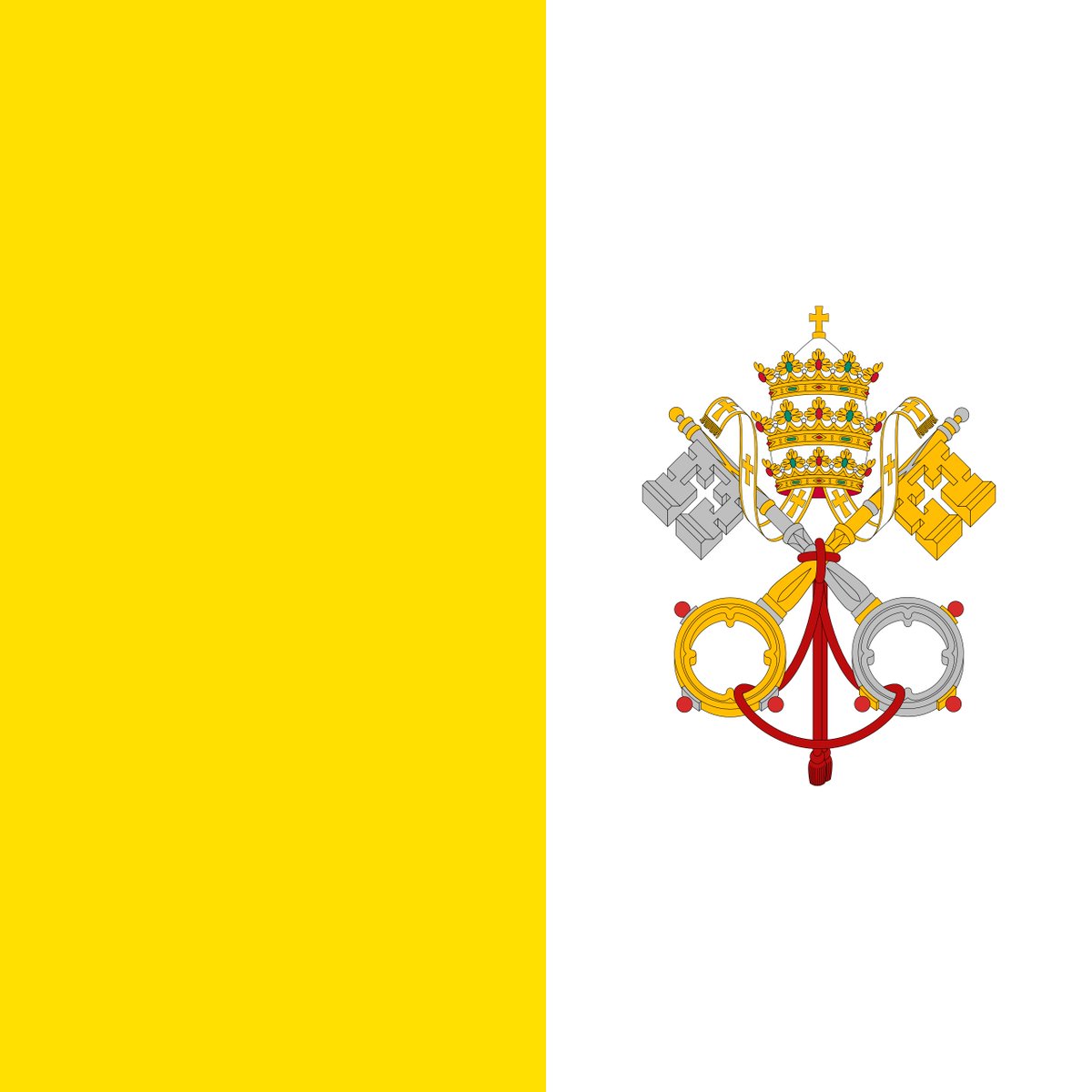 Bandeiras_flags's tweet photo. 🇻🇦 - #Vaticano #Vatican #Vatikan #Ватикан #バチカン #वेटिकन #الفاتيكان #教廷 #Vaticanus #Vaticana . https://t.co/vCYvF20bU4