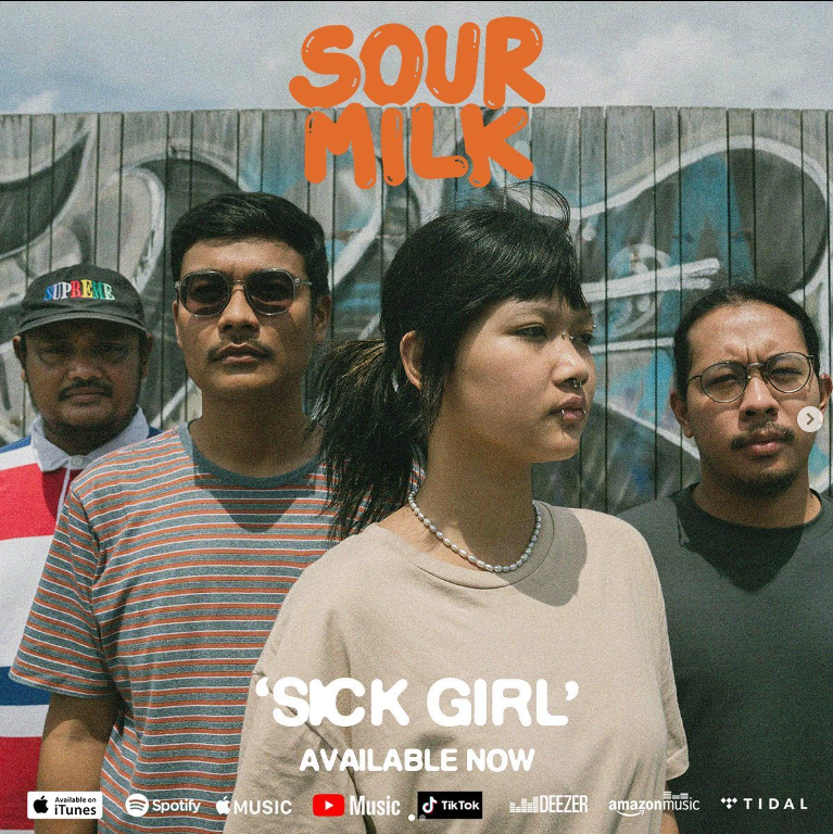 SCINQarts's tweet photo. MONO: "Sick Girl". This track from Indonesian indie band, Sourmilk, has a joyous sound that never lets up from the opening guitar riff to the song's final chord. Lead singer, Jess, has that sort-of-bothered-sort-of-not indie-girl delivery... #music https://t.co/GDiFJXmLta https://t.co/5qfJVLQ8Ok