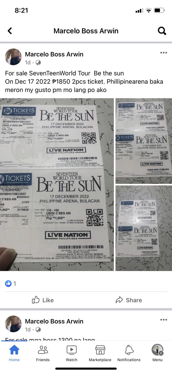 sabbiesells's tweet photo. as for the rider, nahanap namin yung messenger niya butttt wala pa rin kaming nakukuhang matinong response. ++ nakita namin itong fb acc na ito na binebenta yung tickets namin !!! pls carats, spread the word. ‘wag na ‘wag niyo bibilhin yung tix bcs naka block na siya. https://t.co/lgligft7kG