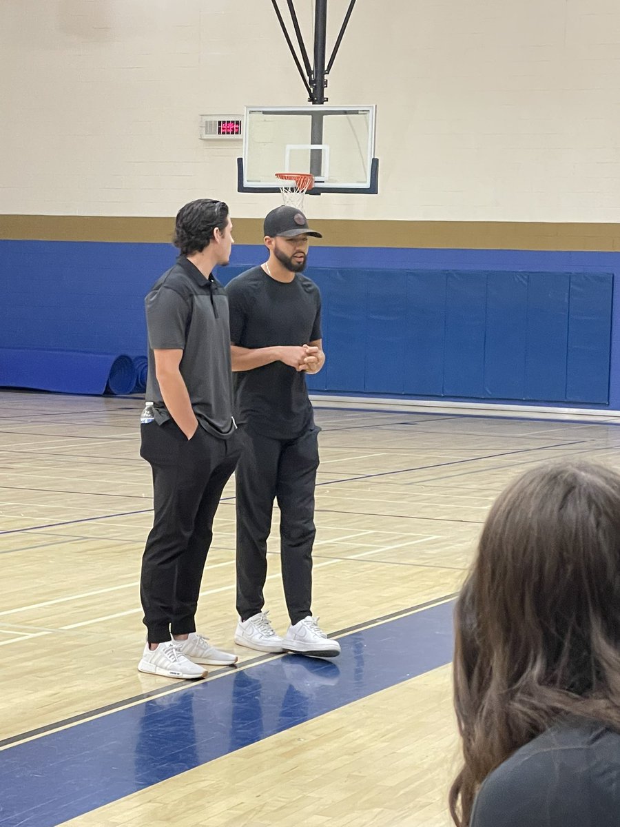 FCA speaker by morning… professional baseball player by night!