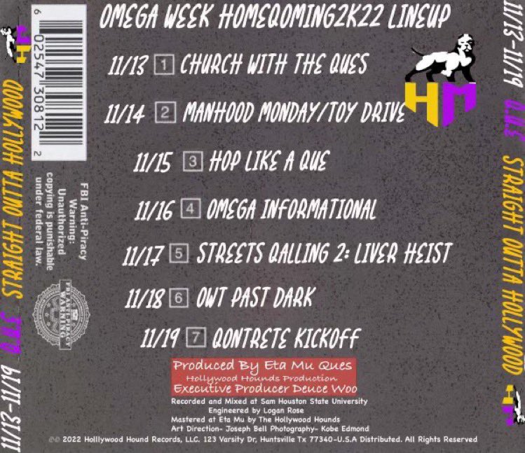 AIRAMATT's tweet photo. I know y’all been waiting for Hop Like A Que and it’s finally here! 🐶💜 
Show up and don’t forget to tell your friends 🙈. @SHSUQues #HLAQ2K22 #OutKastENT https://t.co/tGEmET7ABV