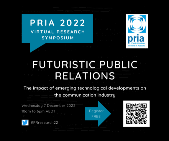 Register now  for this year's @PRIANational Research Symposium on 7th December. We'll be talking about the future of PR and PR education - including a look at the past (did you know that this year we are celebrating 50 years of dedicated PR education in Australia?!)
#PRreserach22