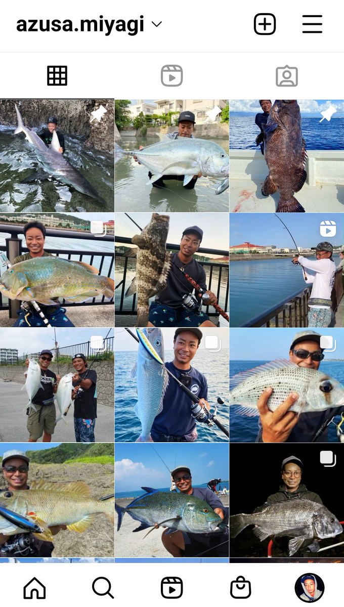 azusa54's tweet photo. 最近の釣果はインスタに載せてまっす！動画とかも見てね https://t.co/RAKS5MfJBF