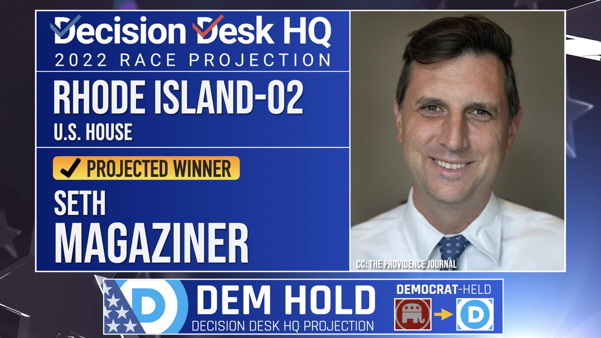 Decision Desk HQ on Twitter "Decision Desk HQ projects Seth Magaziner