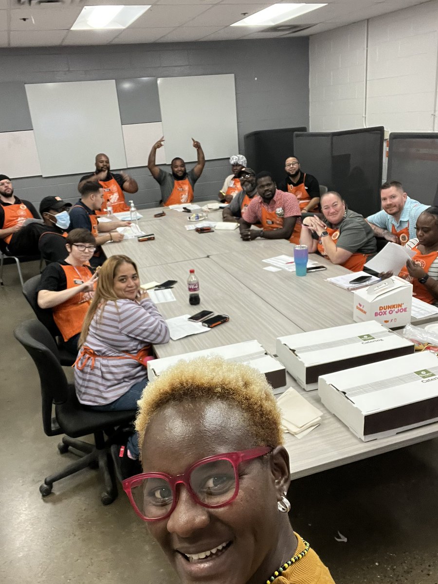 Monday staff meeting with the best team ever #4112strong creating the environment we want to live in, we will rise..