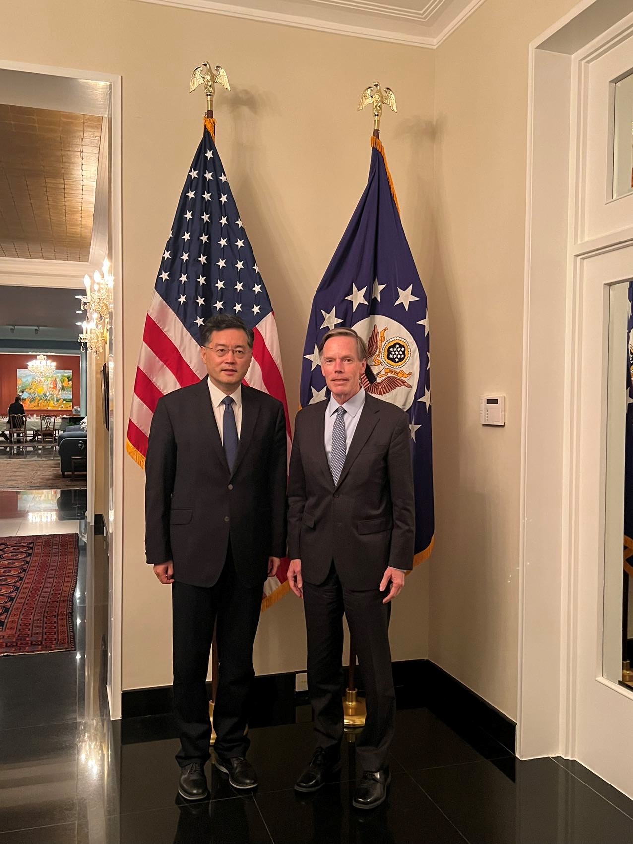 Ambassador Nicholas Burns on Twitter: "Pleased to meet in Beijing with Ambassador to the U.S. Qin Gang on the U.S.-China relationship before his recent departure for Washington. https://t.co/DDpktE3qr5" / Twitter